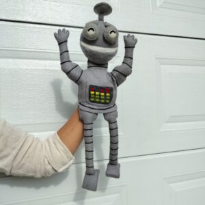 Milli-robotti on huovutettu käsinukke.