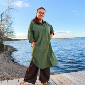 Ranzeeta paitamekko army green