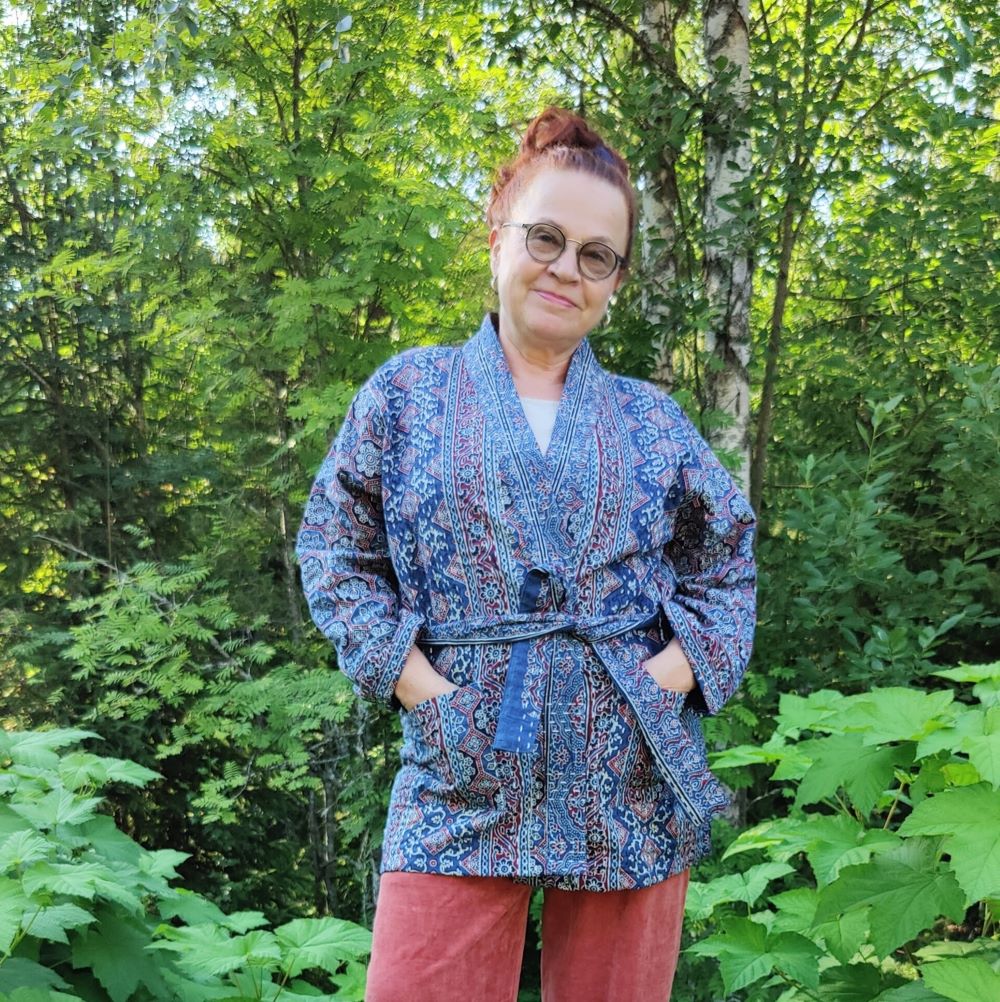 Intialainen kimonotakki